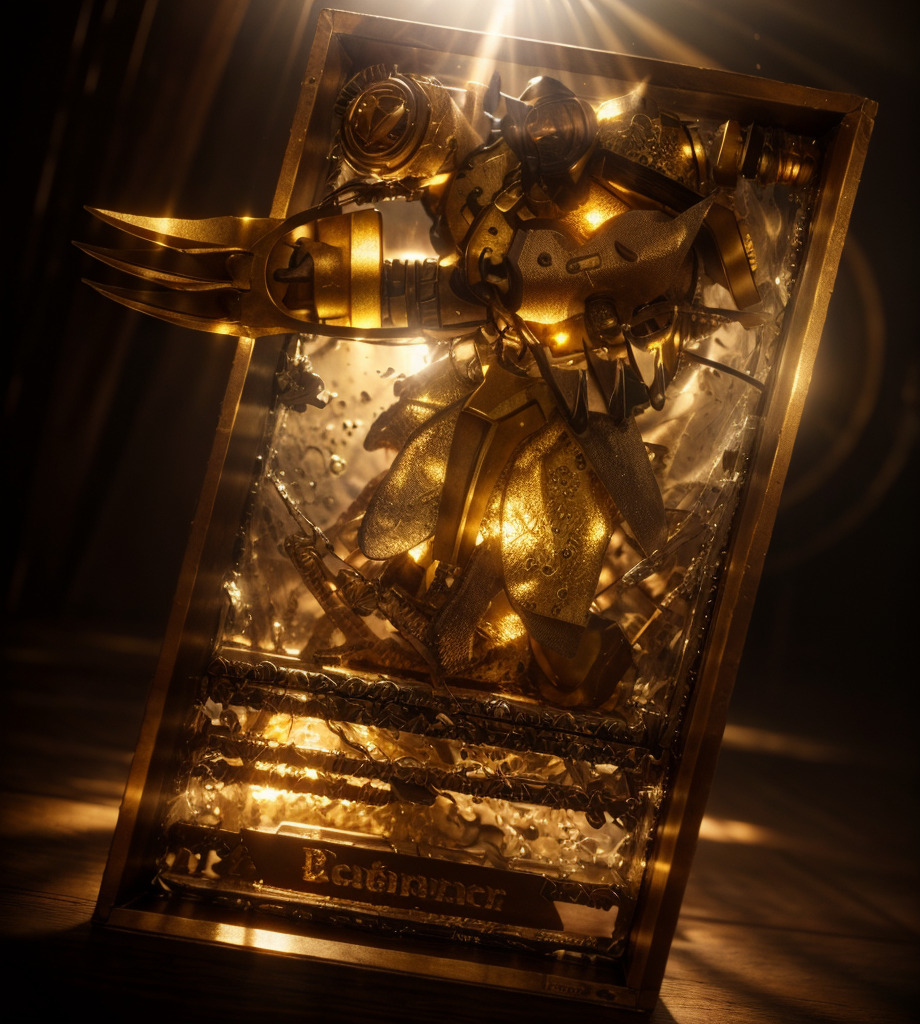 Wargreymon 3D 4D Digimon Card Model 3D print model_2