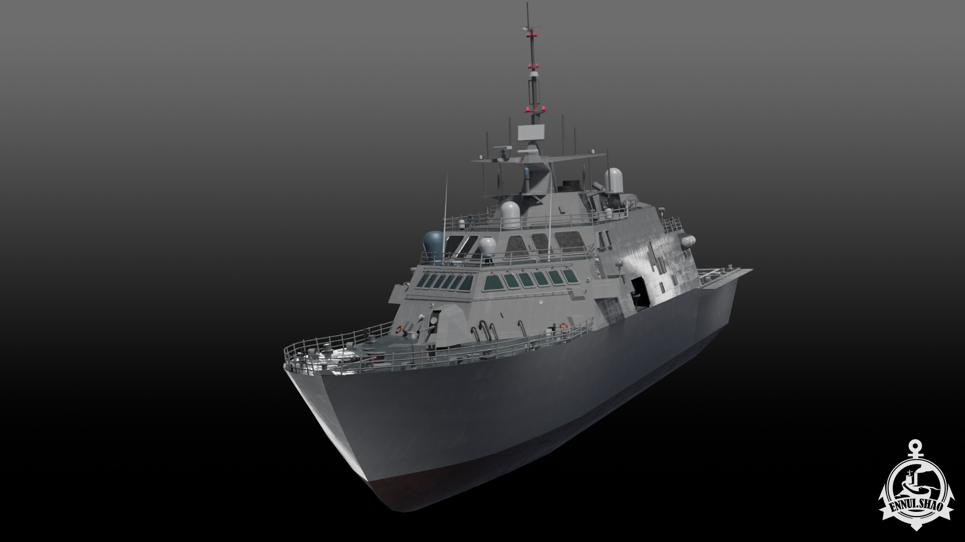 Littoral combat ship freedom class 3D model_3