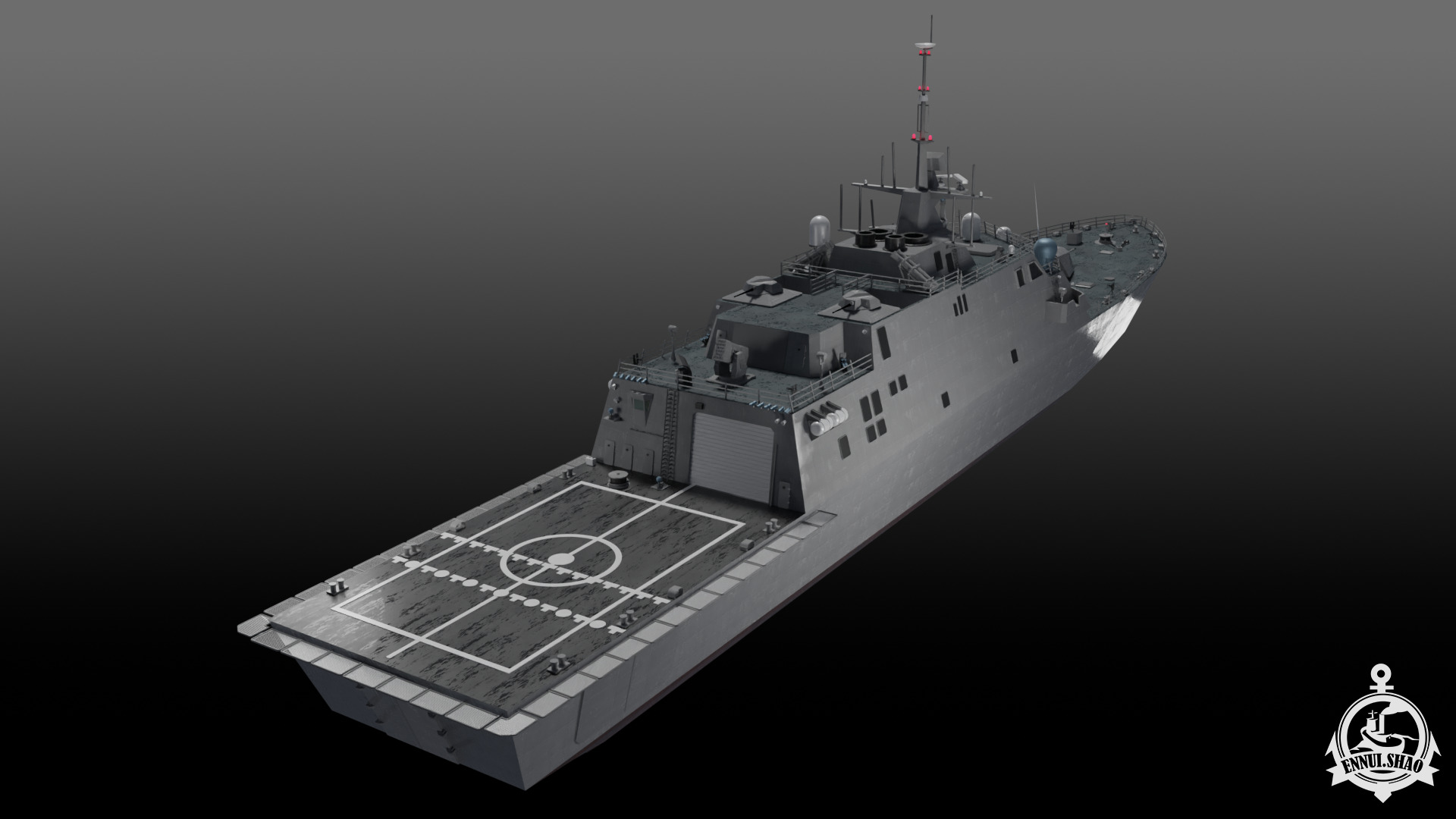Littoral combat ship freedom class 3D model_6