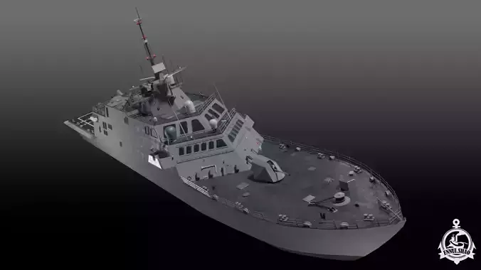 Littoral combat ship freedom class 3D model