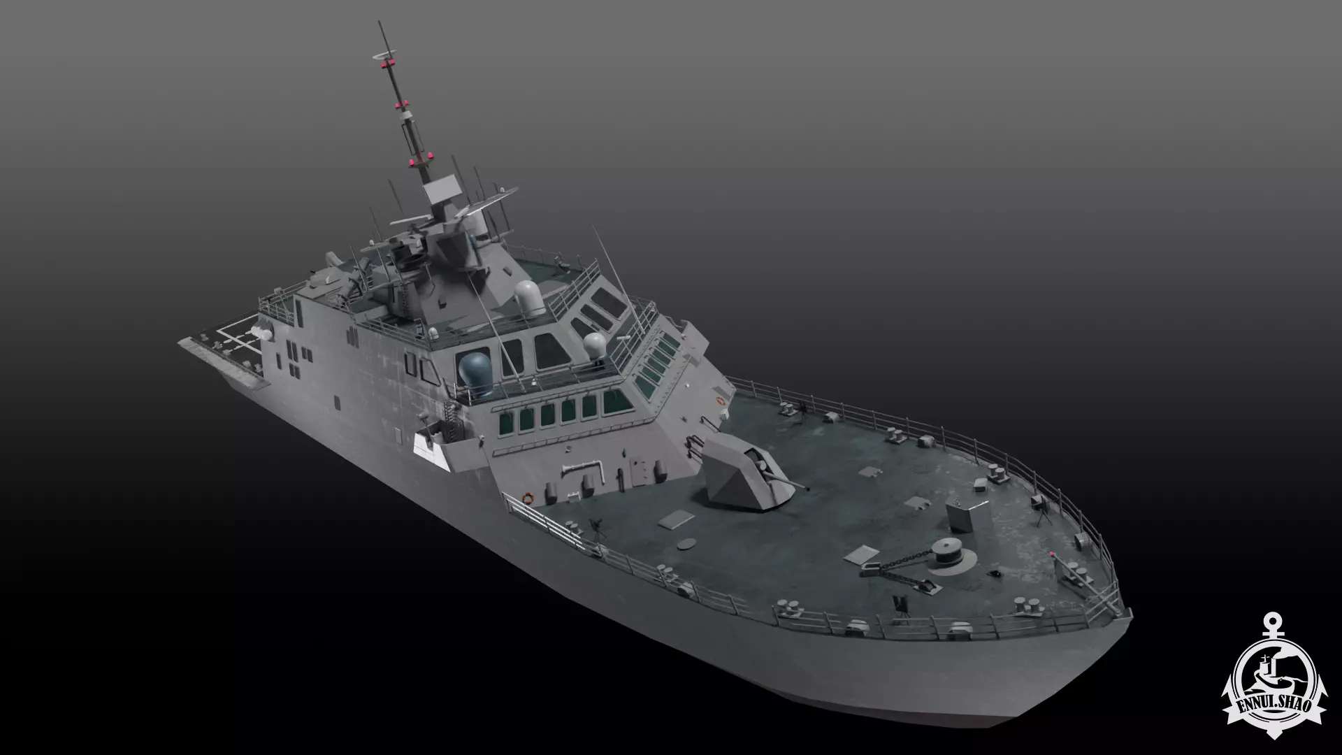 Littoral combat ship freedom class 3D model_0