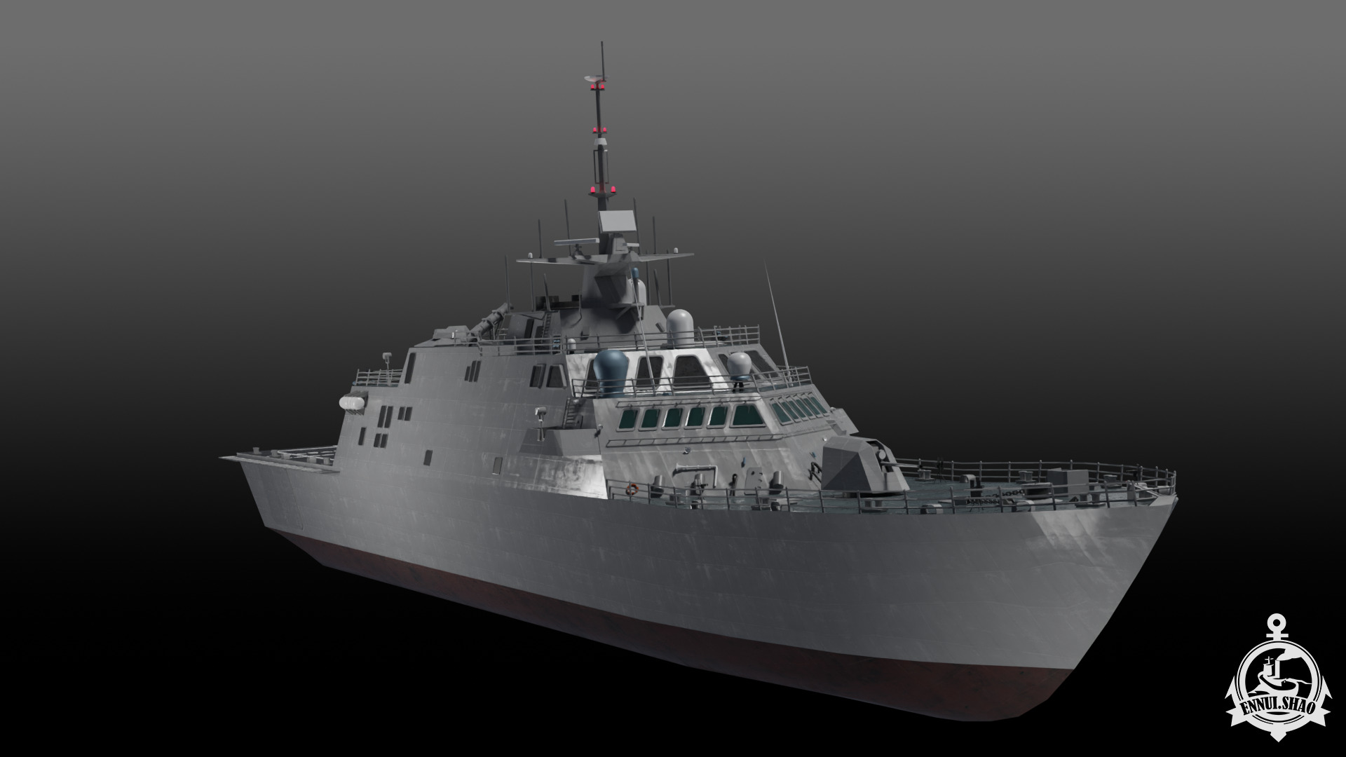 Littoral combat ship freedom class 3D model_4