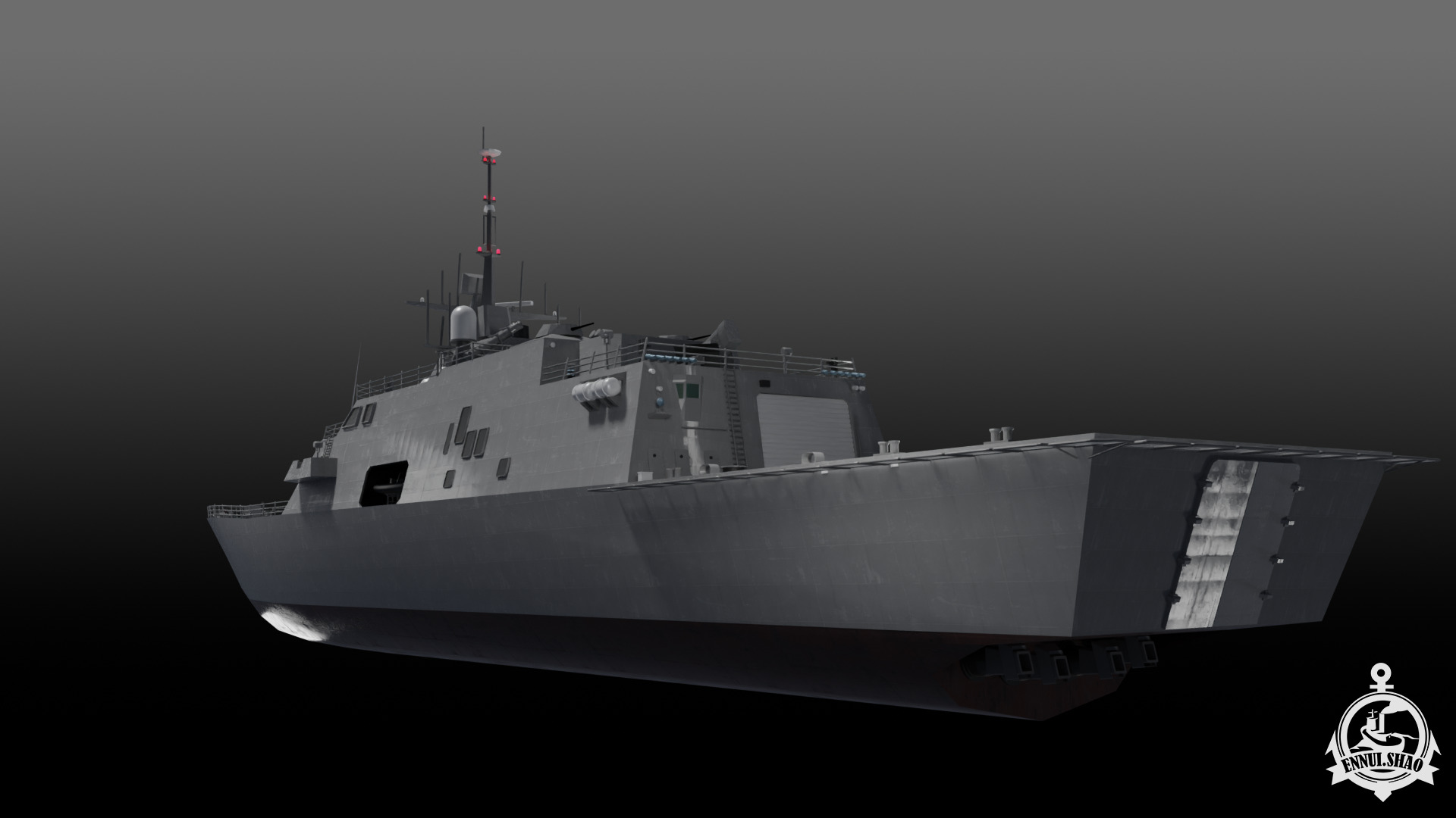 Littoral combat ship freedom class 3D model_7