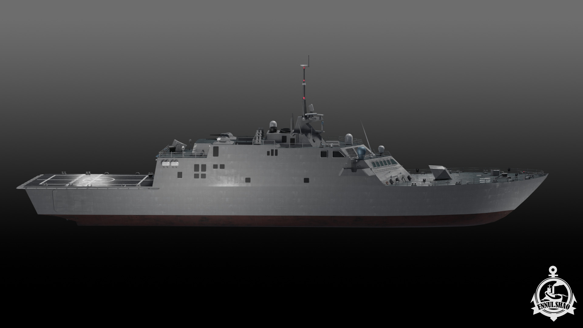 Littoral combat ship freedom class 3D model_5