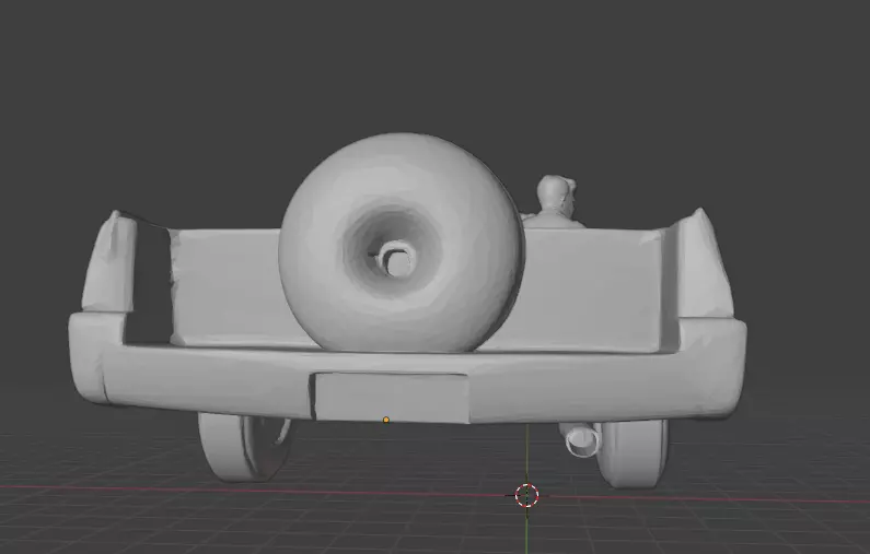 Assassination of John F Kennedy Scene  3D print model_5