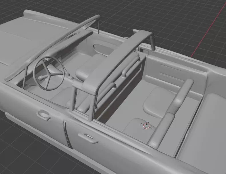 Assassination of John F Kennedy Scene  3D print model_6