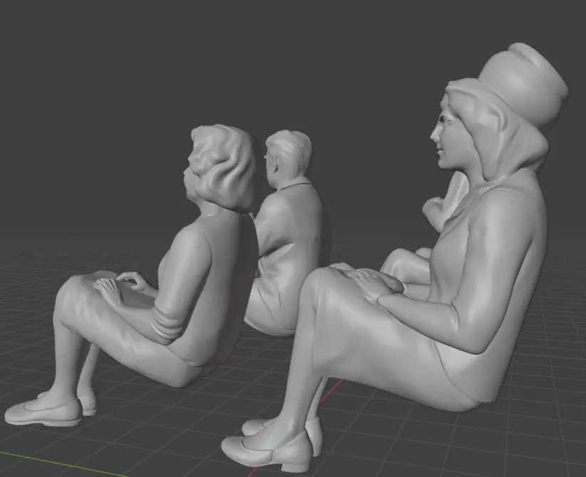 Assassination of John F Kennedy Scene  3D print model_17