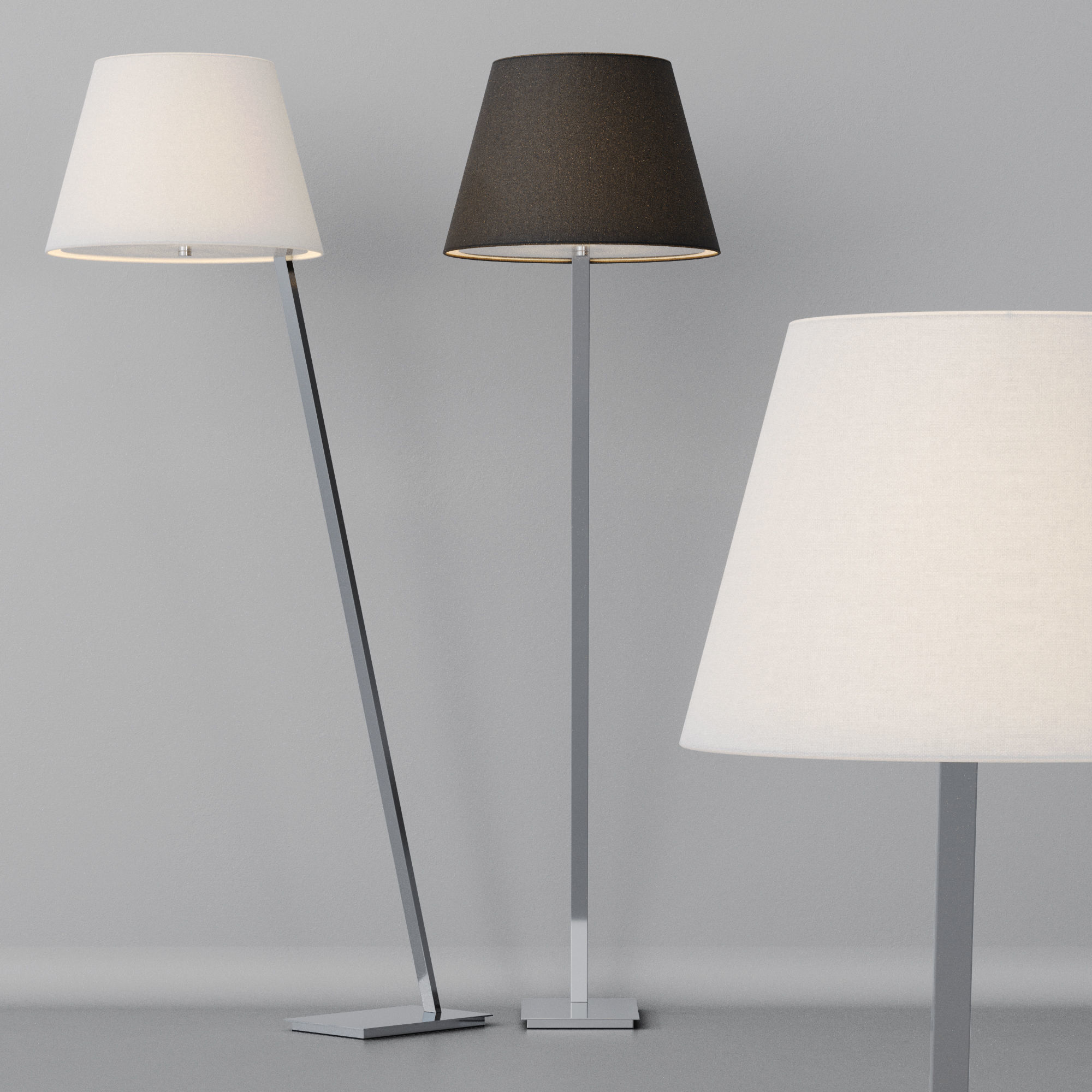 Floor lamp Faro Barcelona MOMA 3D model_3