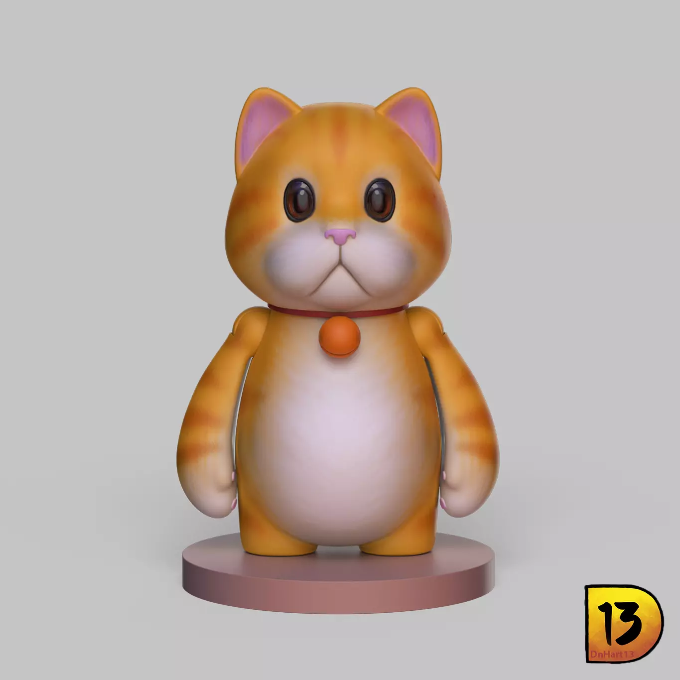 Party Animal Macchiato Cat 3D print model_0