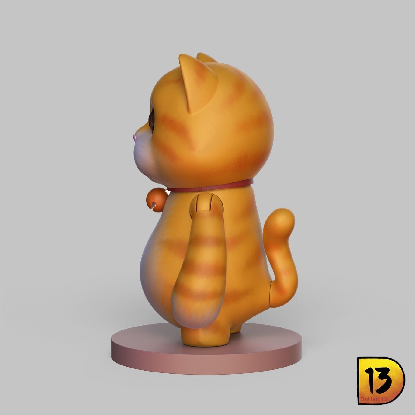 Party Animal Macchiato Cat 3D print model_2