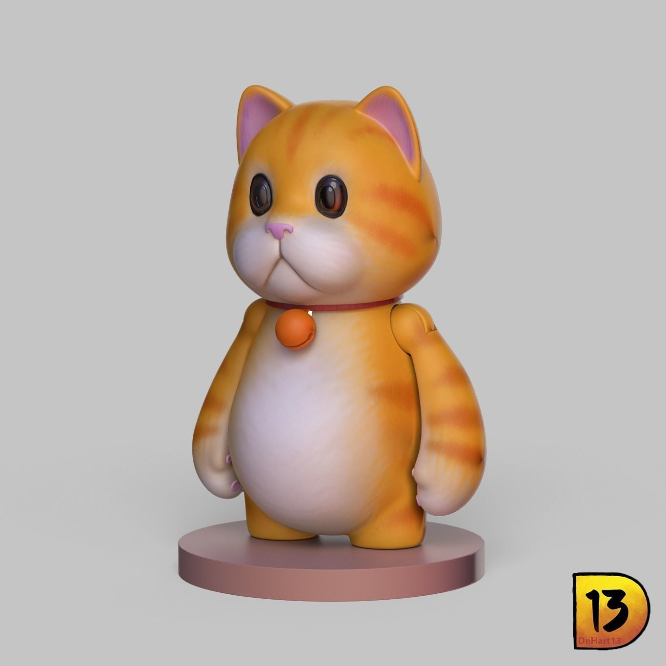 Party Animal Macchiato Cat 3D print model_1