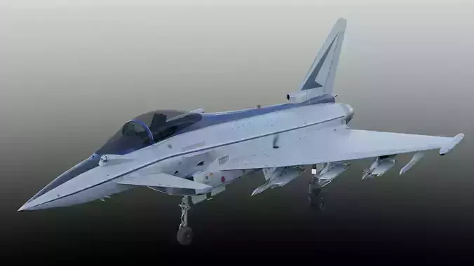 Euro Fighter Typhoon 3D model