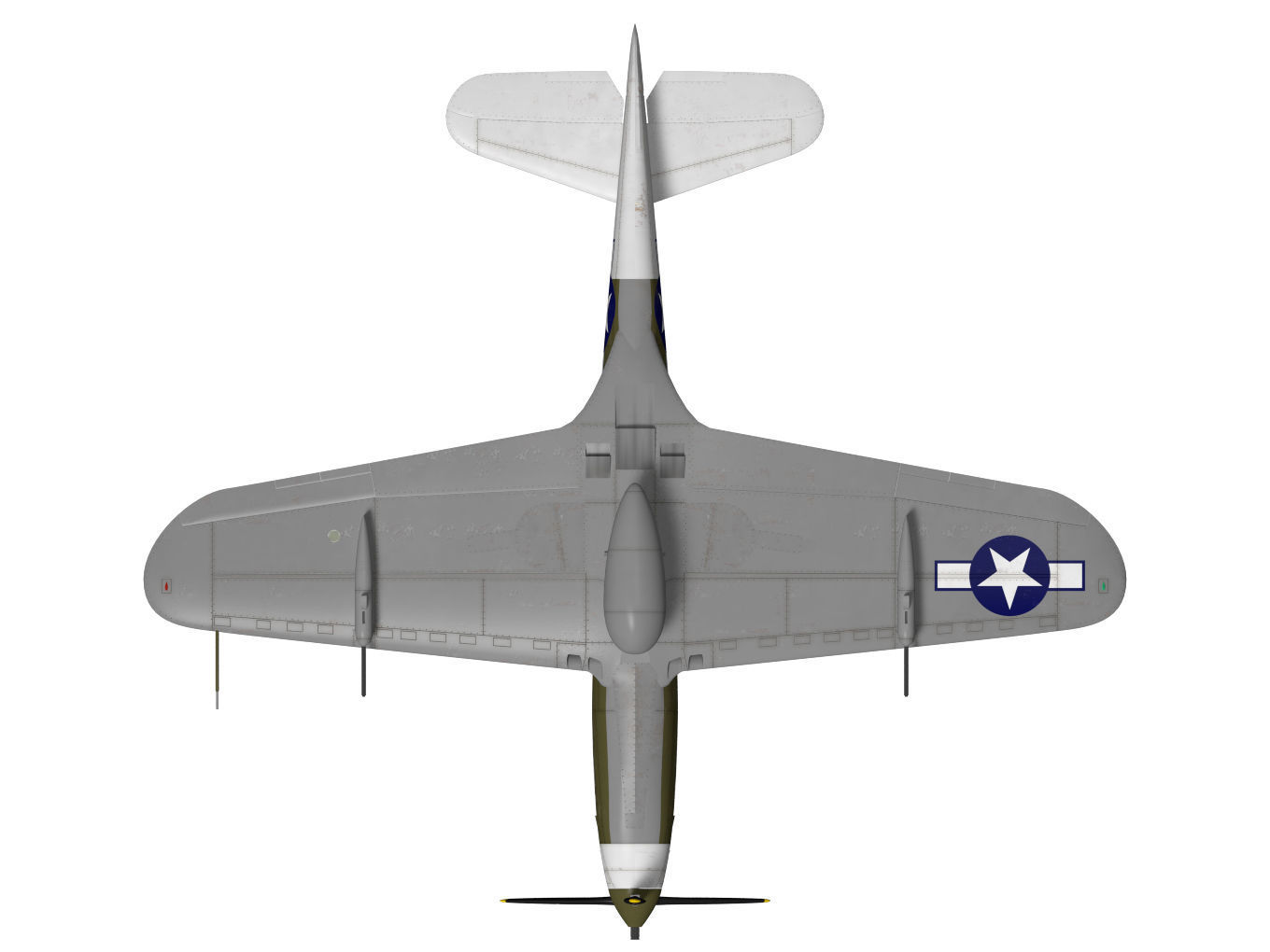 Bell P-39 Airacobra 3D model_13