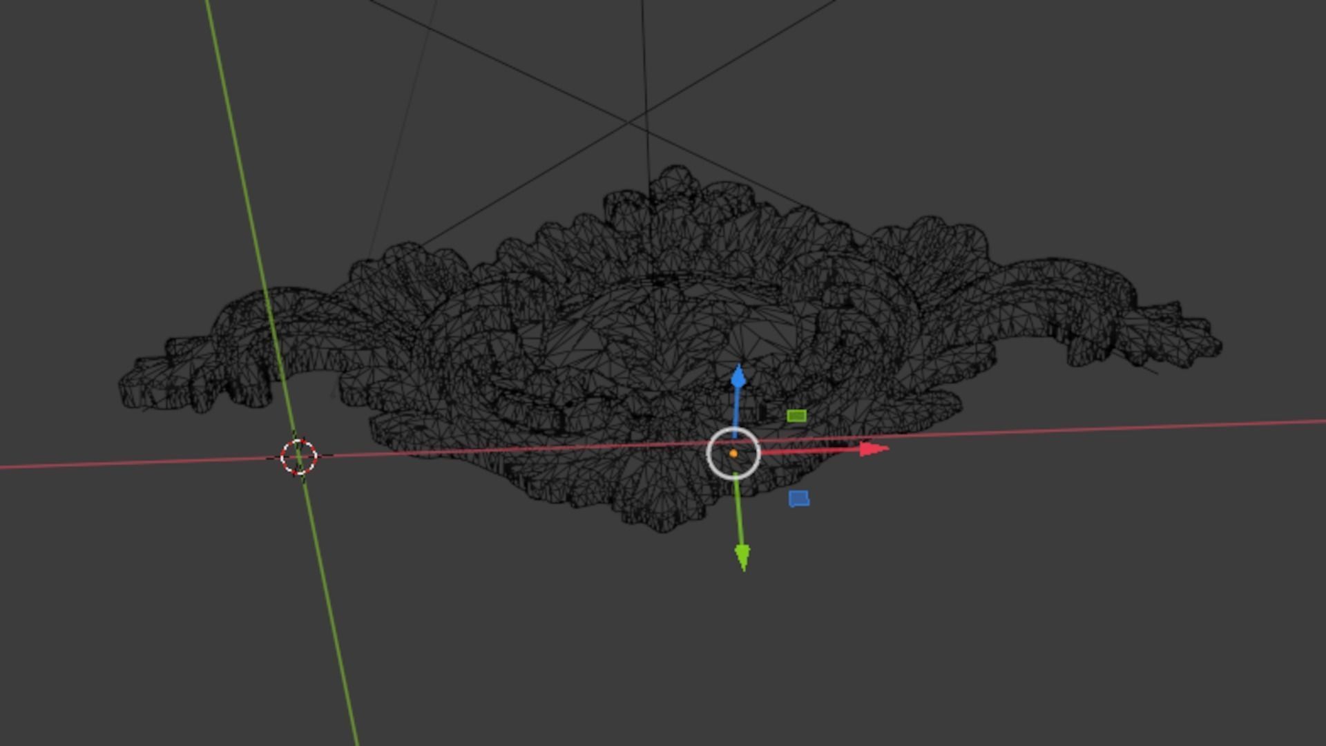 Classic carved decor ornament 373 3D model_7