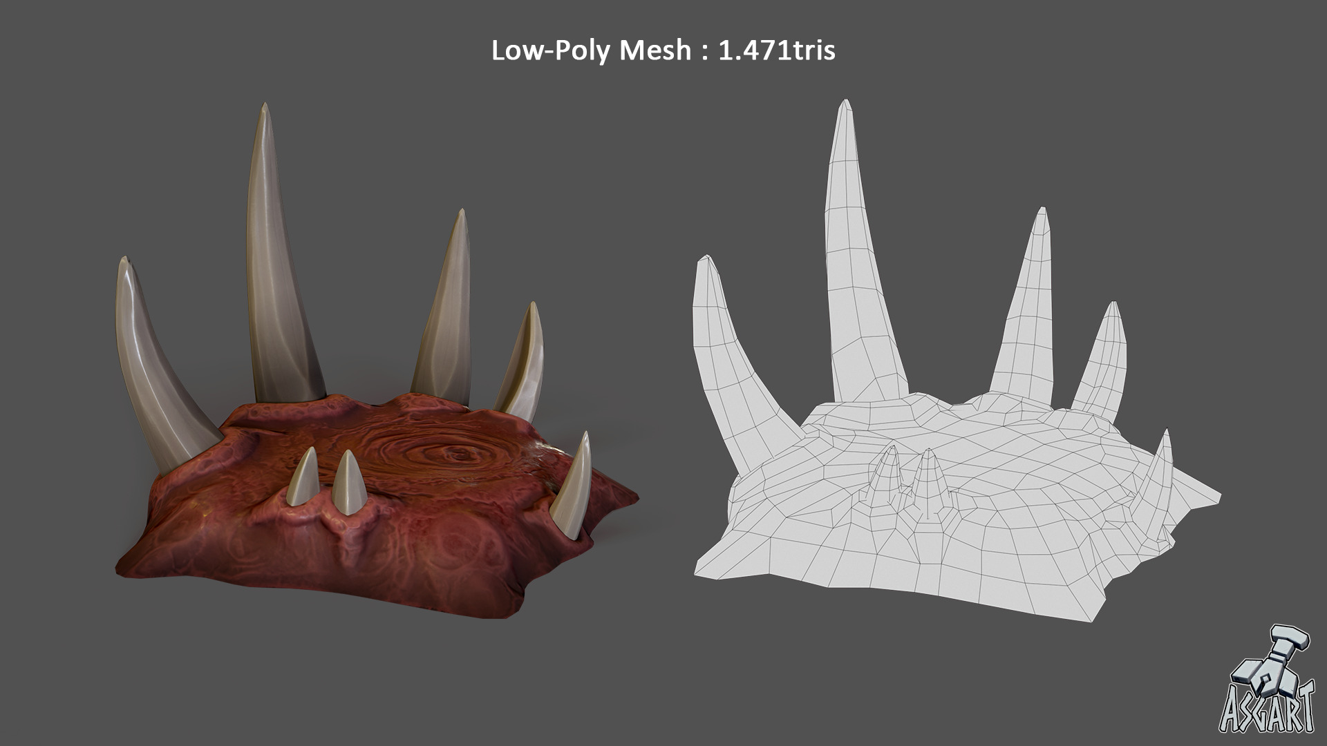 Spooky Pack v4  Game-ready Halloween Assets Low-poly 3D model_7