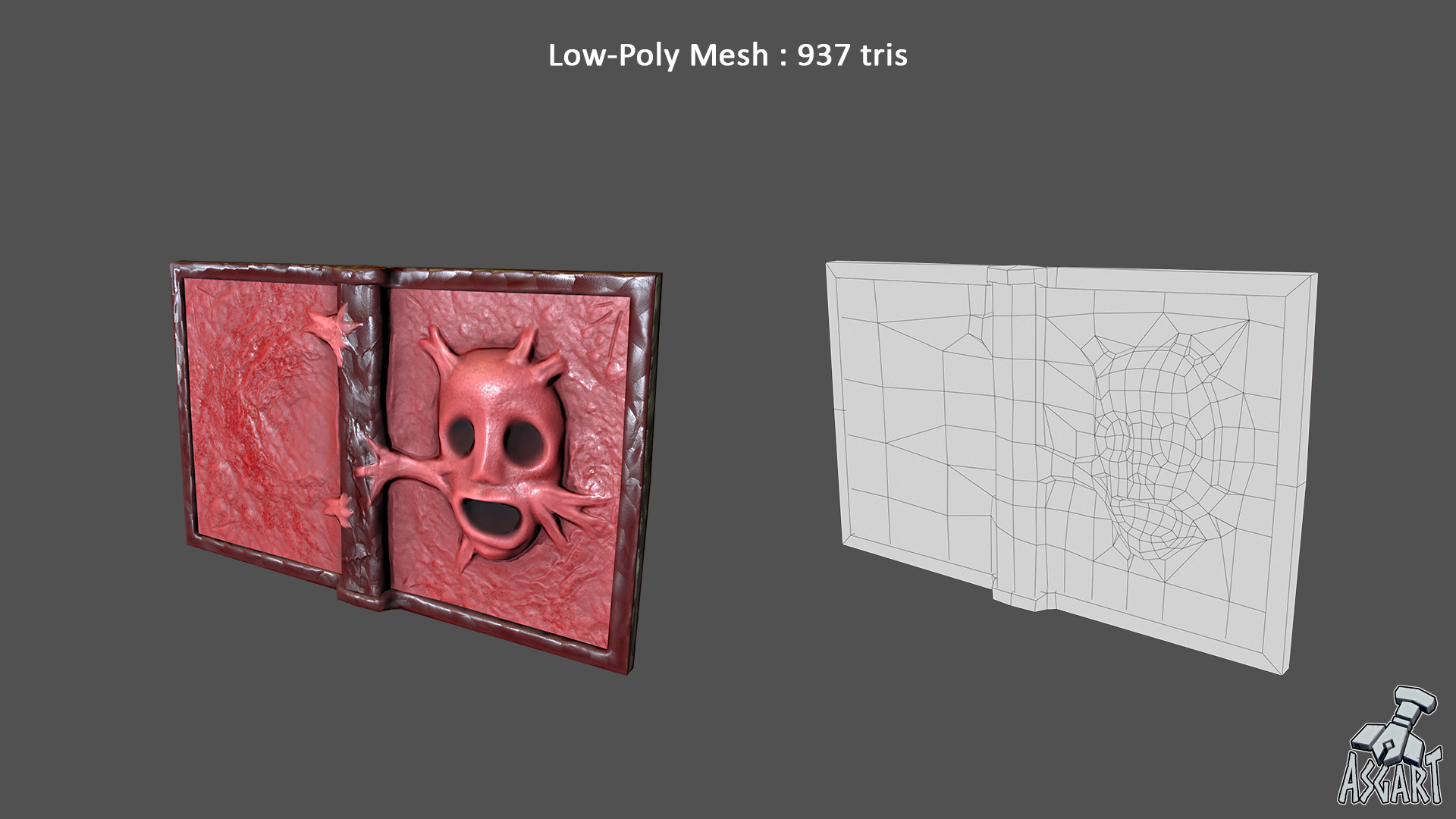 Spooky Pack v4  Game-ready Halloween Assets Low-poly 3D model_9