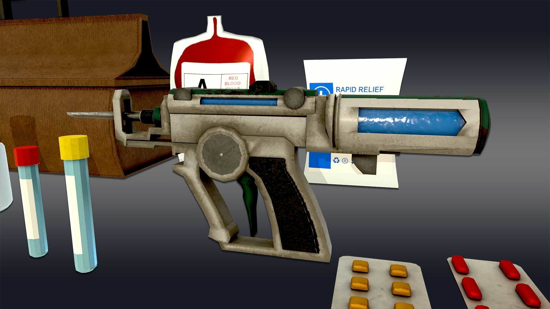 First Aid Medical Survival Kit - Game Ready Low poly 3D model_5