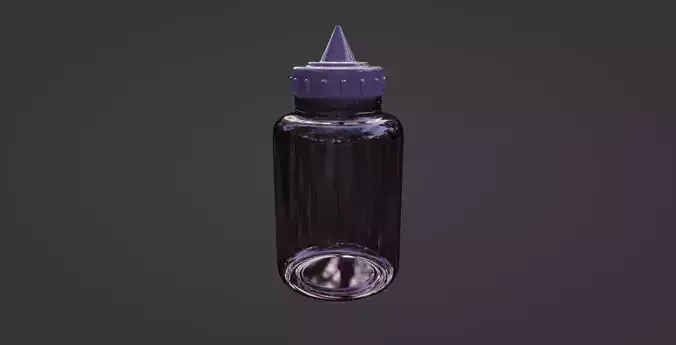 Cosmetic Bottle 3D