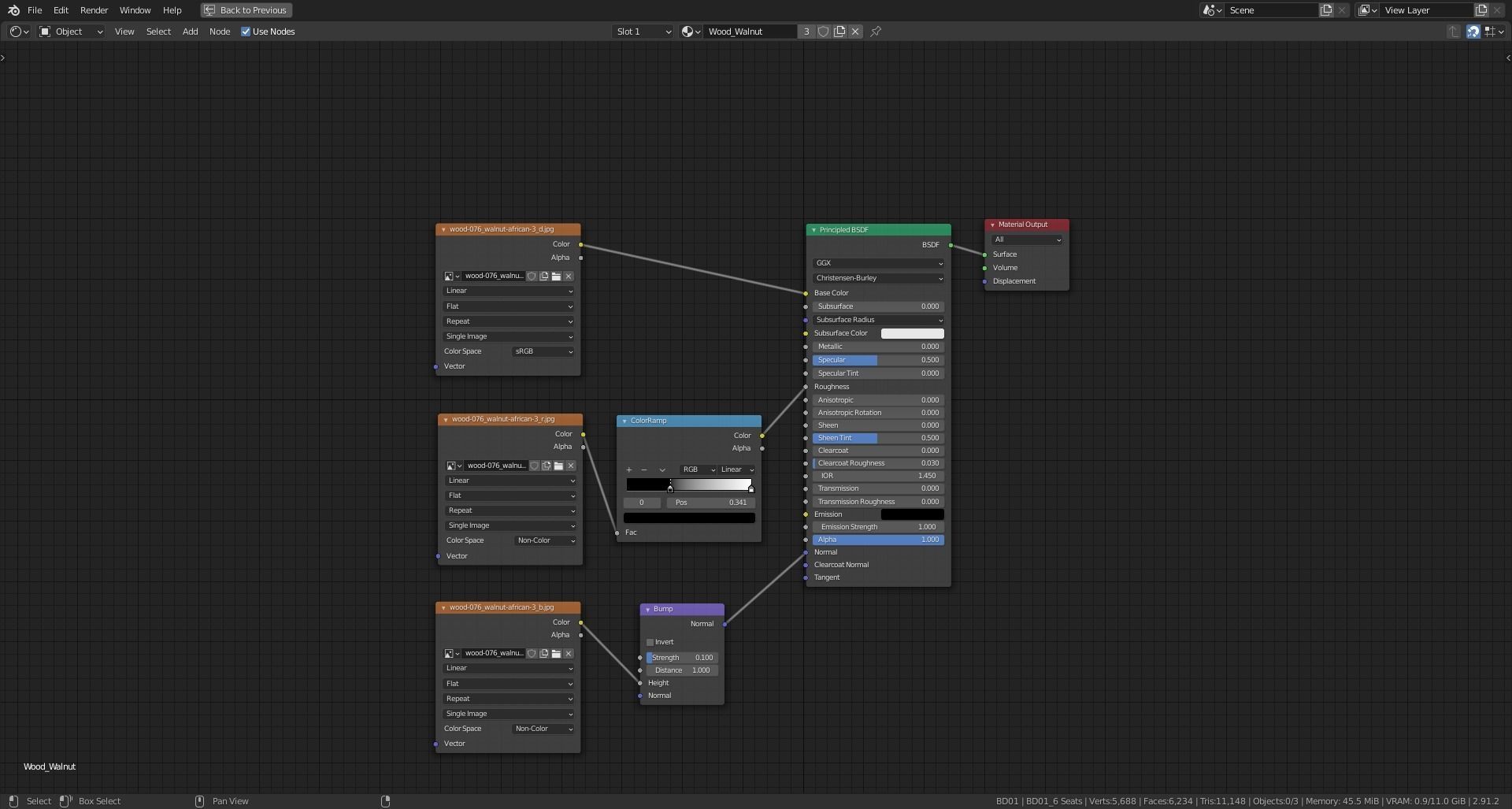 Dinning Table BD01  Low-poly 3D model_7