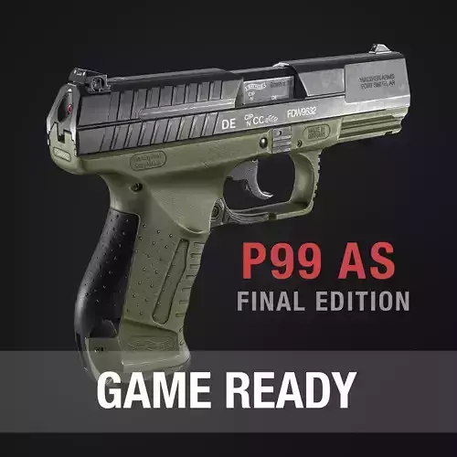 Game Ready Walther P99 handgun