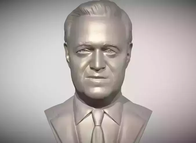 Piers Morgan bust for 3D printing 3D print model