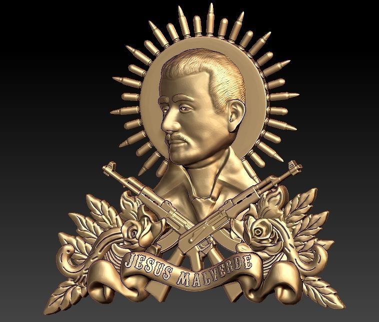 Jesus-Malverde 3D model 3D printable | CGTrader