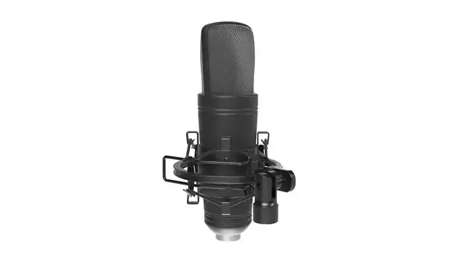 Studio microphone 3D model