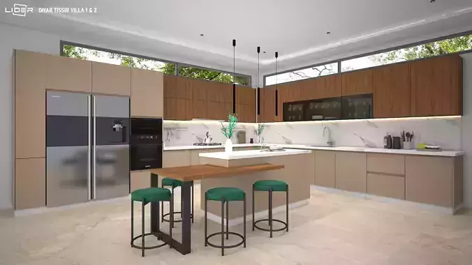 Kitchen interior 3D model