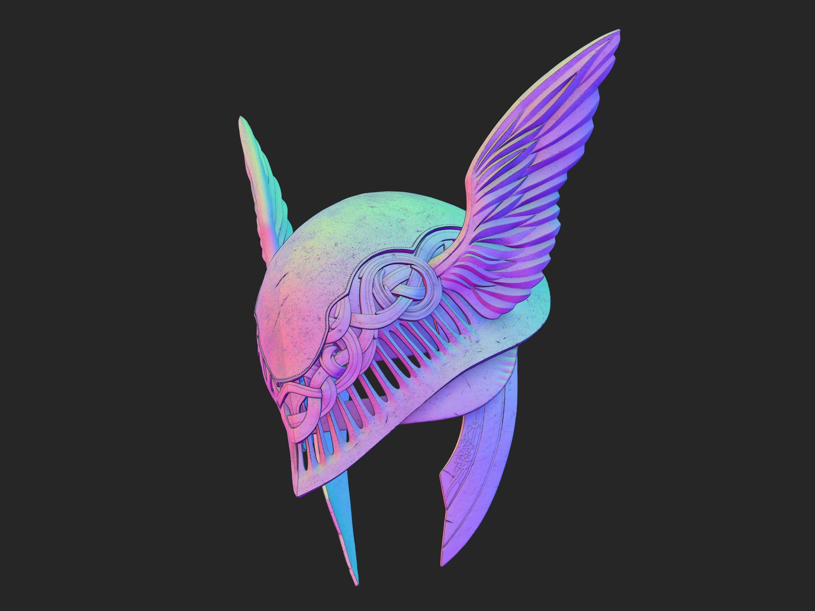 Malenia helmet Elden Ring  3D print model_6