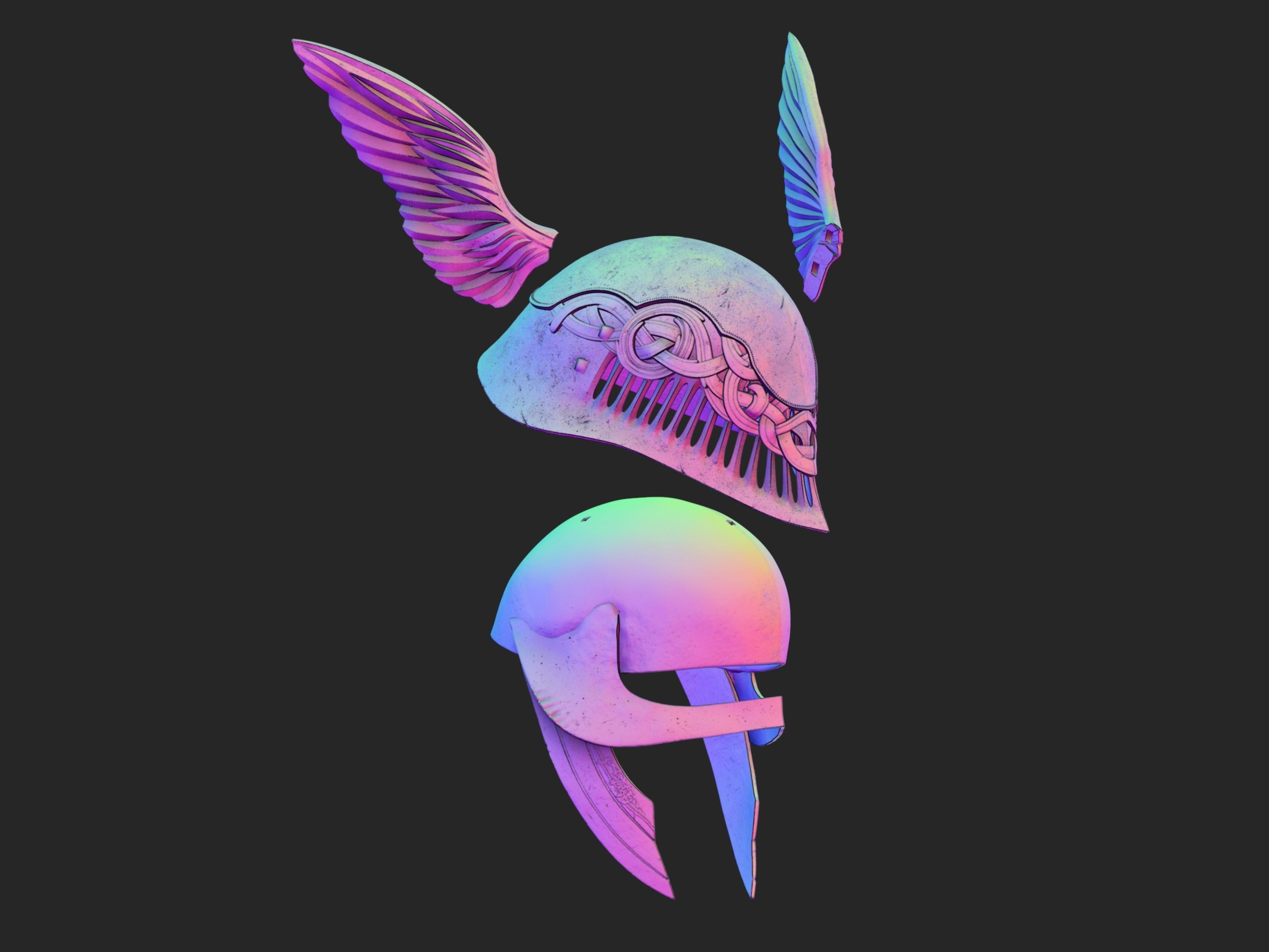 Malenia helmet Elden Ring  3D print model_9