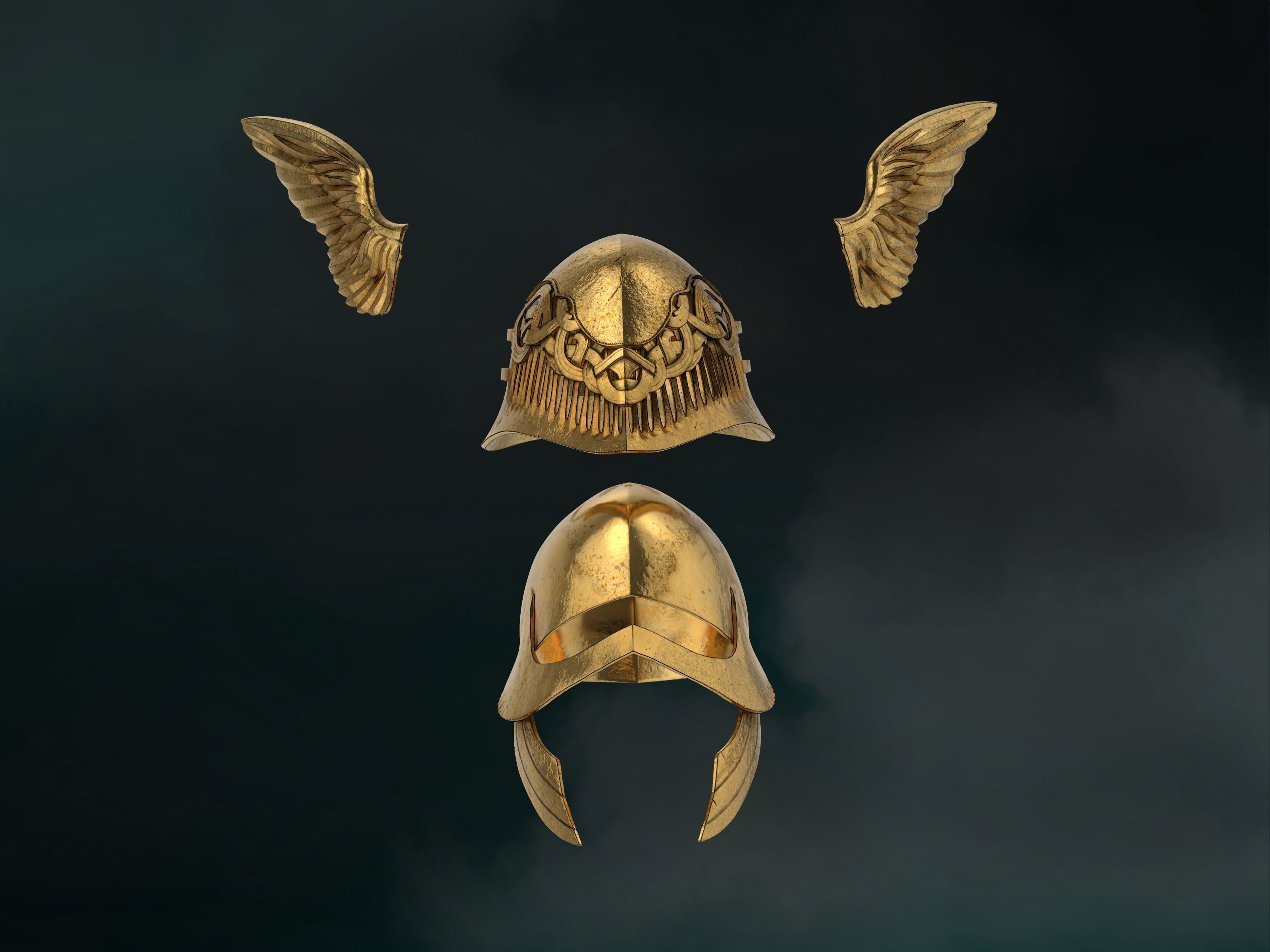 Malenia helmet Elden Ring  3D print model_3