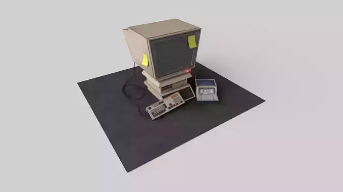 Computer props 3D model