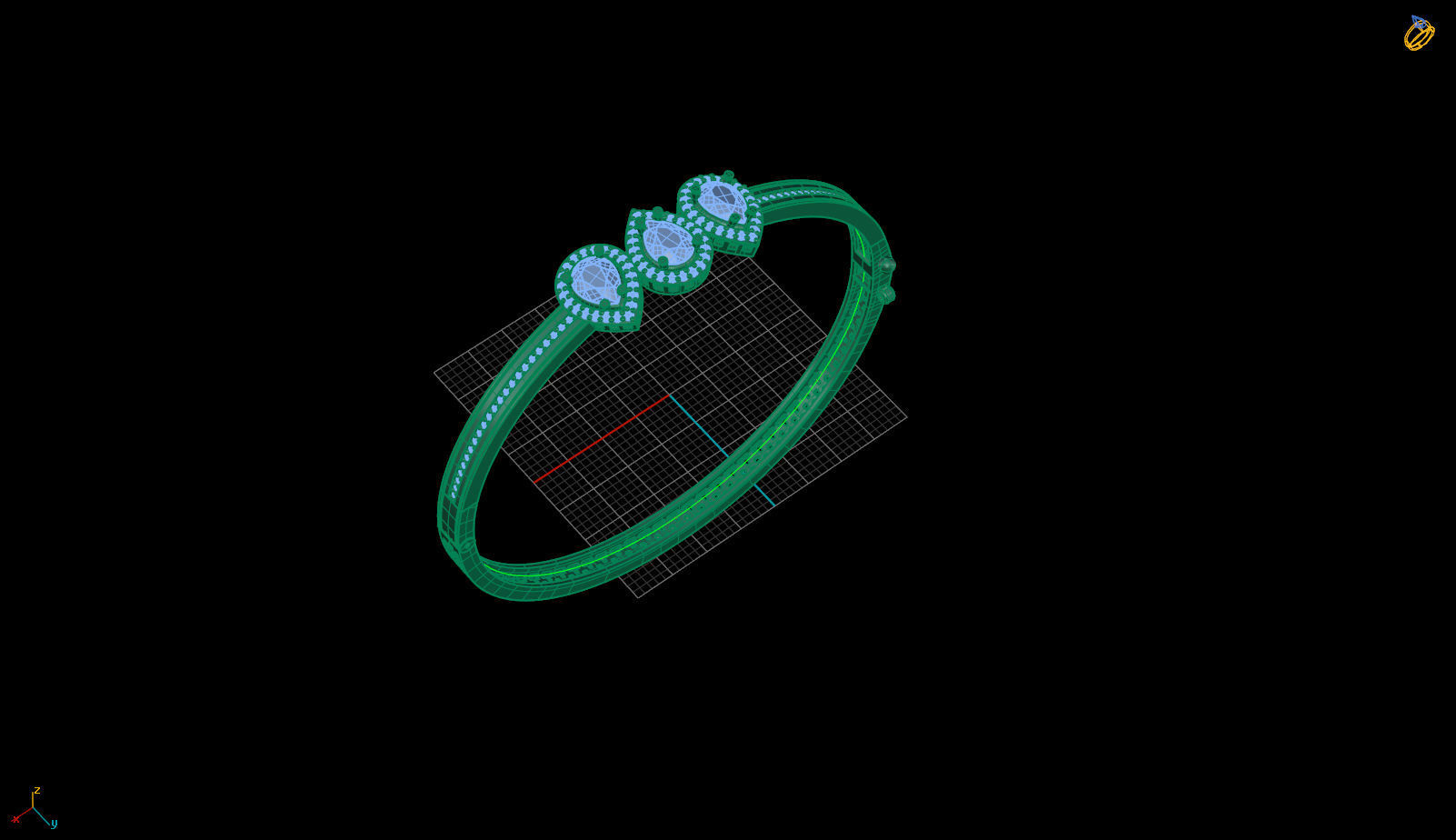 BAGET KELEPCE ALTIN MODELLER 3D print model_5