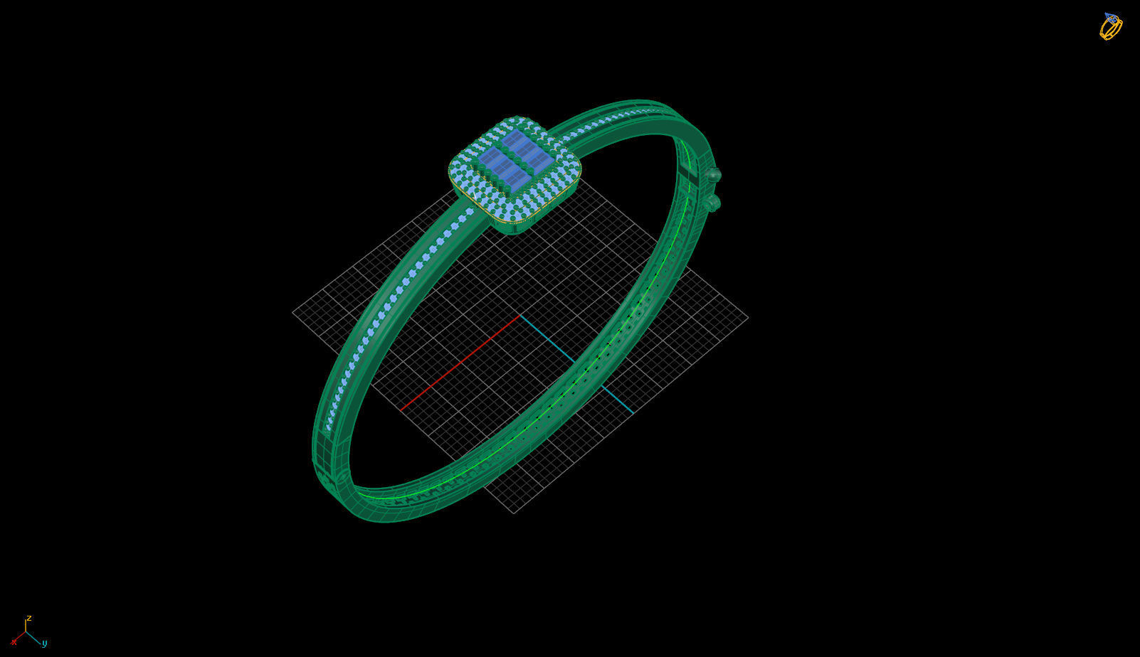 BAGET KELEPCE ALTIN MODELLER 3D print model_2