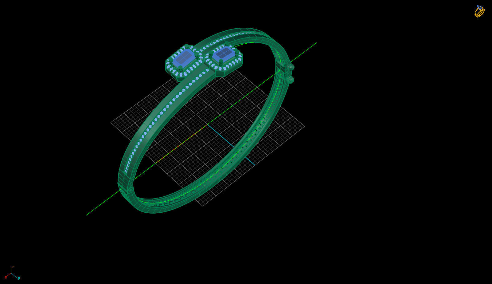 BAGET KELEPCE ALTIN MODELLER 3D print model_7