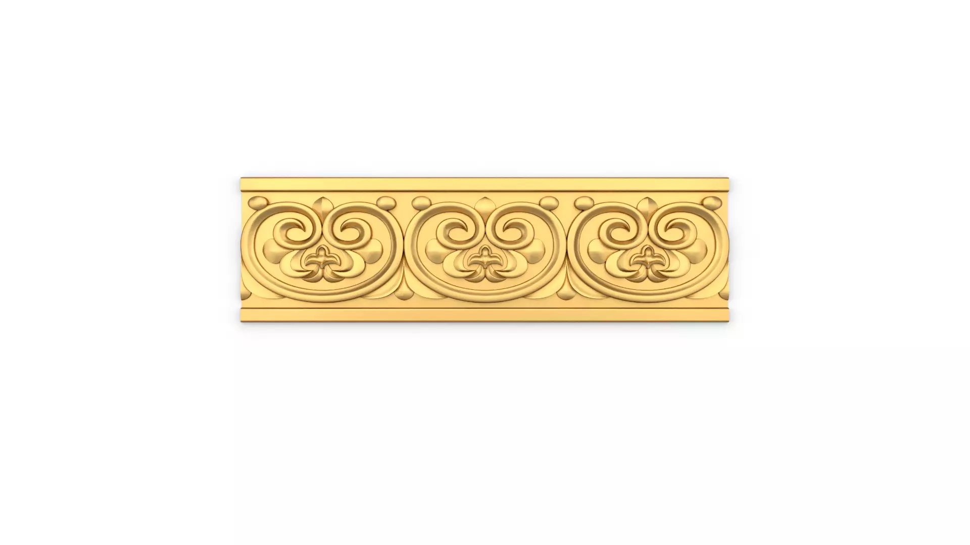 Classic carved decor ornament 374 3D model