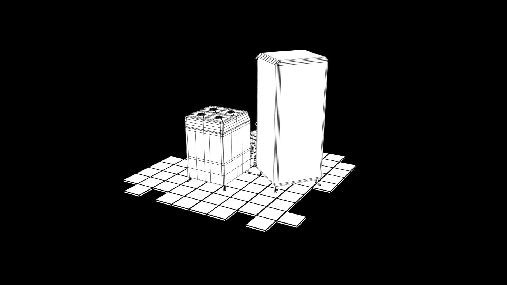 Fridge Game Prop 3D model_10