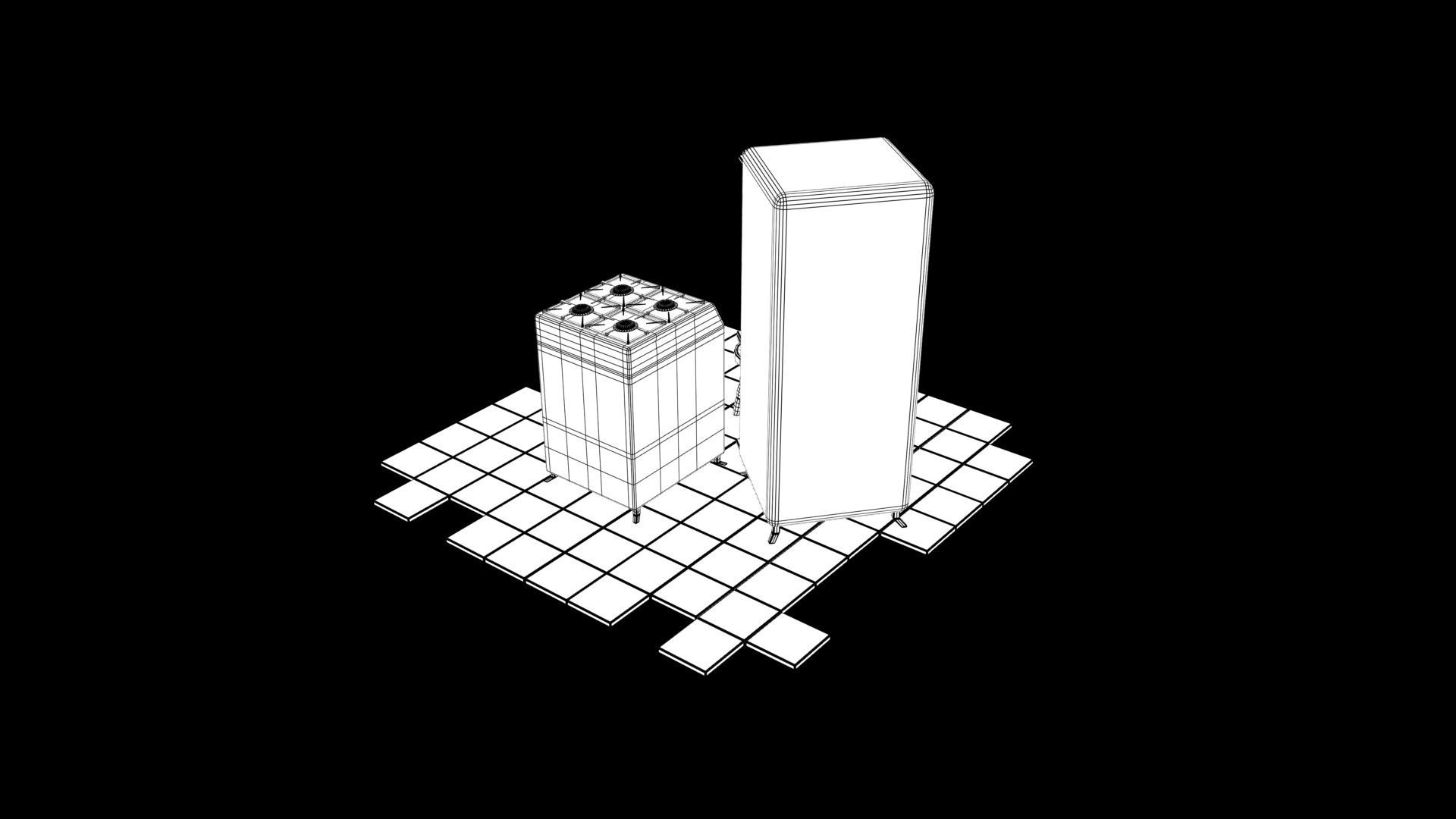 Fridge Game Prop 3D model_8