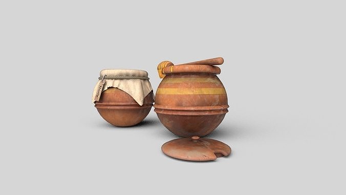 honey vessel 3D model 5