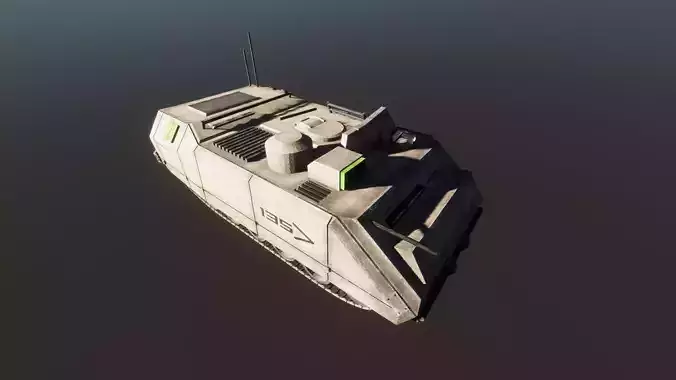 KB03 Heavy Armored SciFi Tank APC