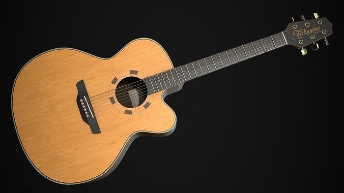 PBR Takamine-ED05SC 3D model