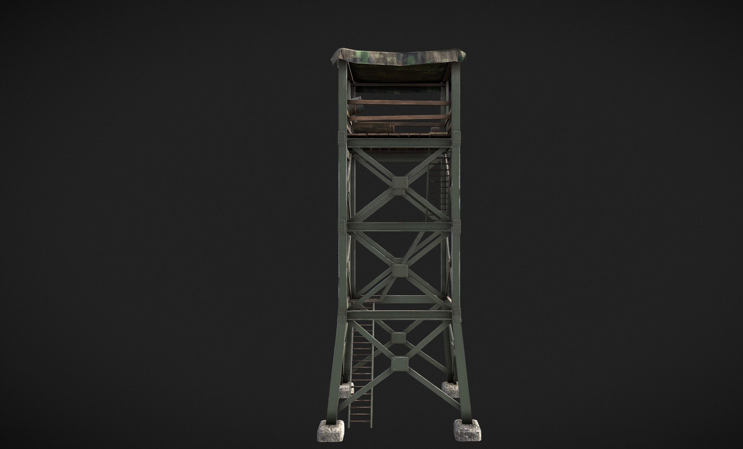 Wath Tawer 3D model_1