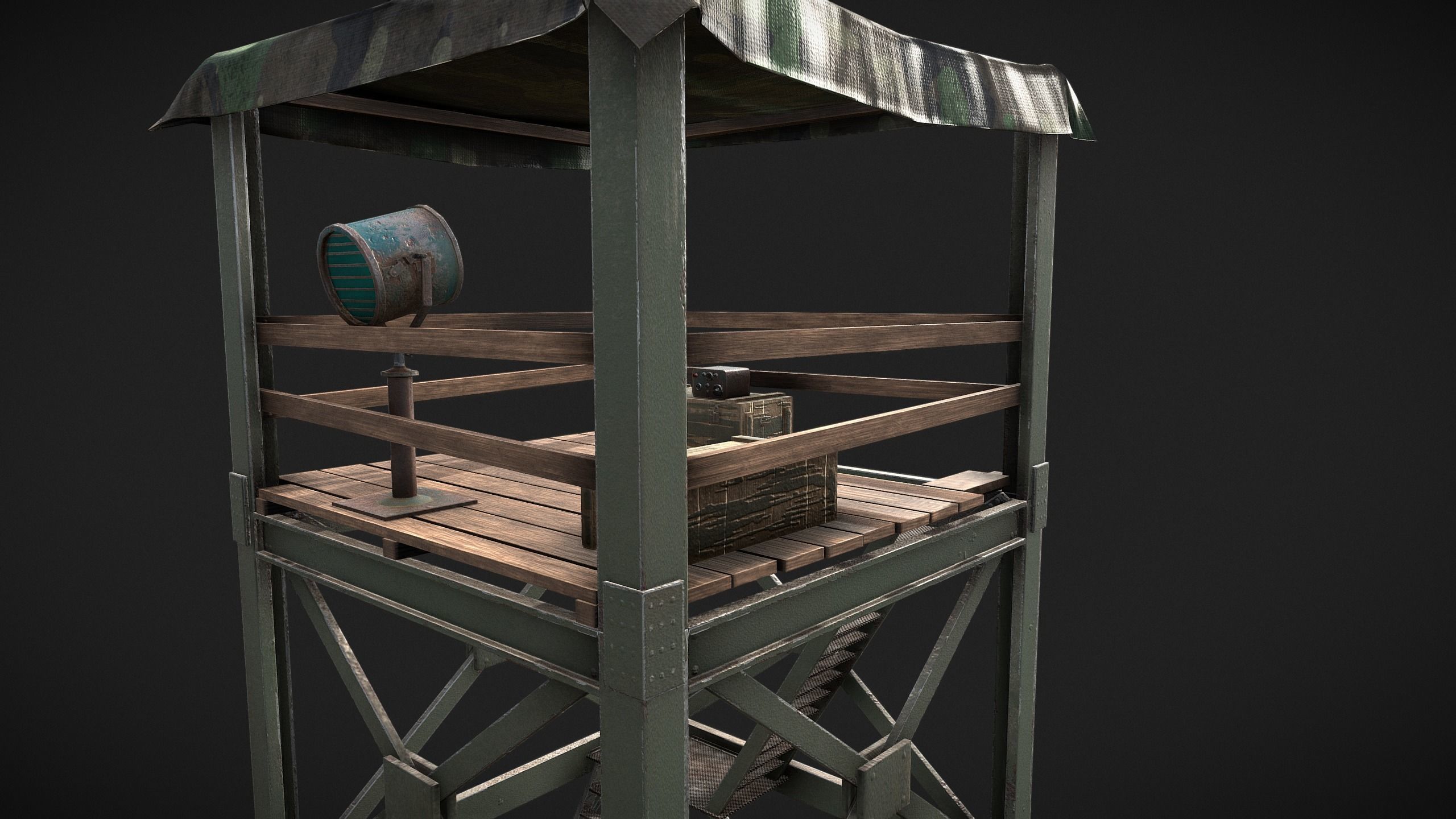 Wath Tawer 3D model_2