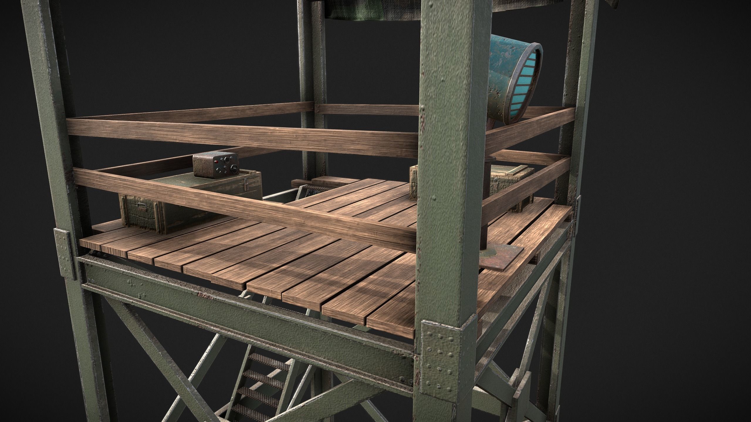 Wath Tawer 3D model_4