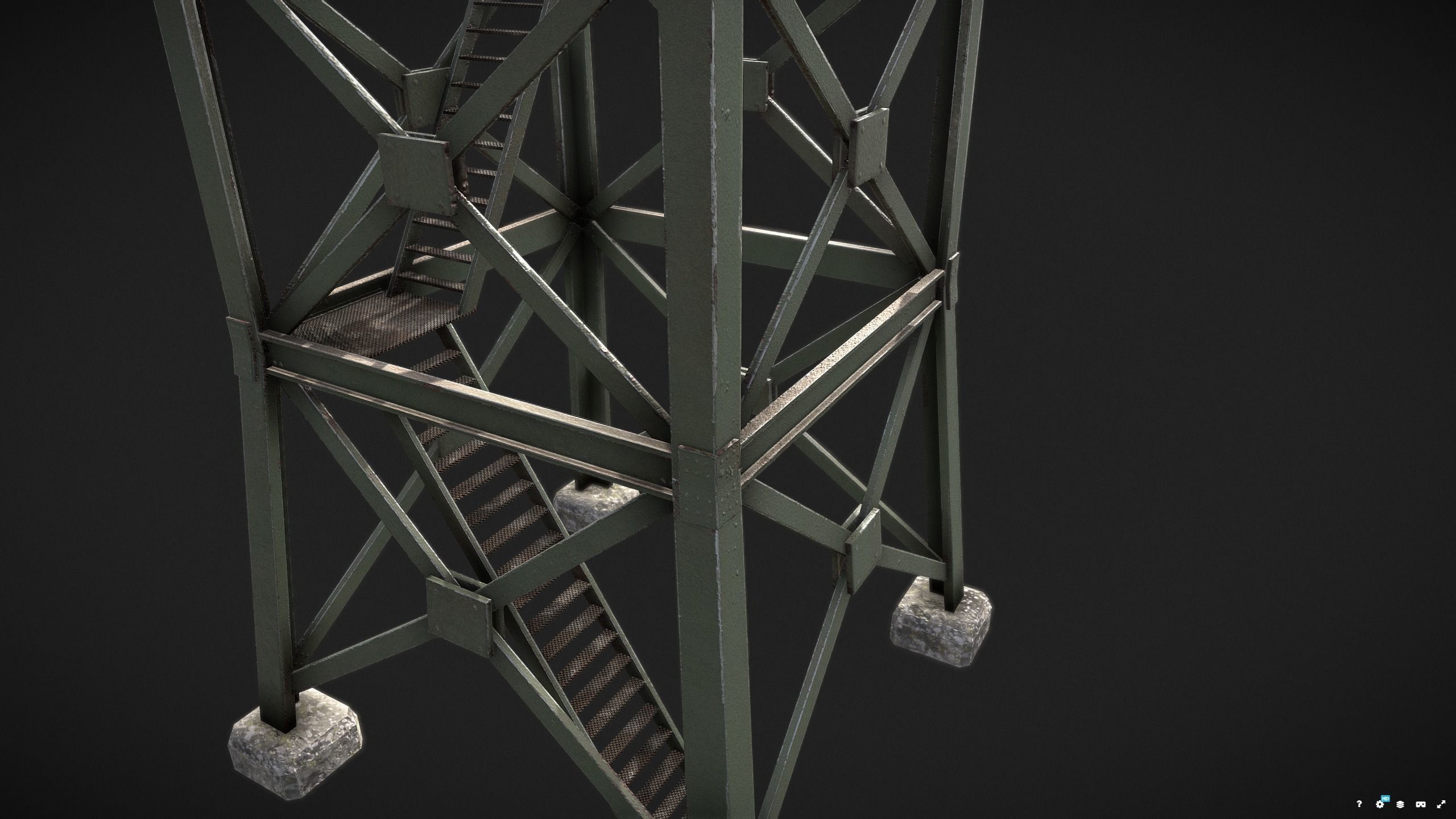 Wath Tawer 3D model_3