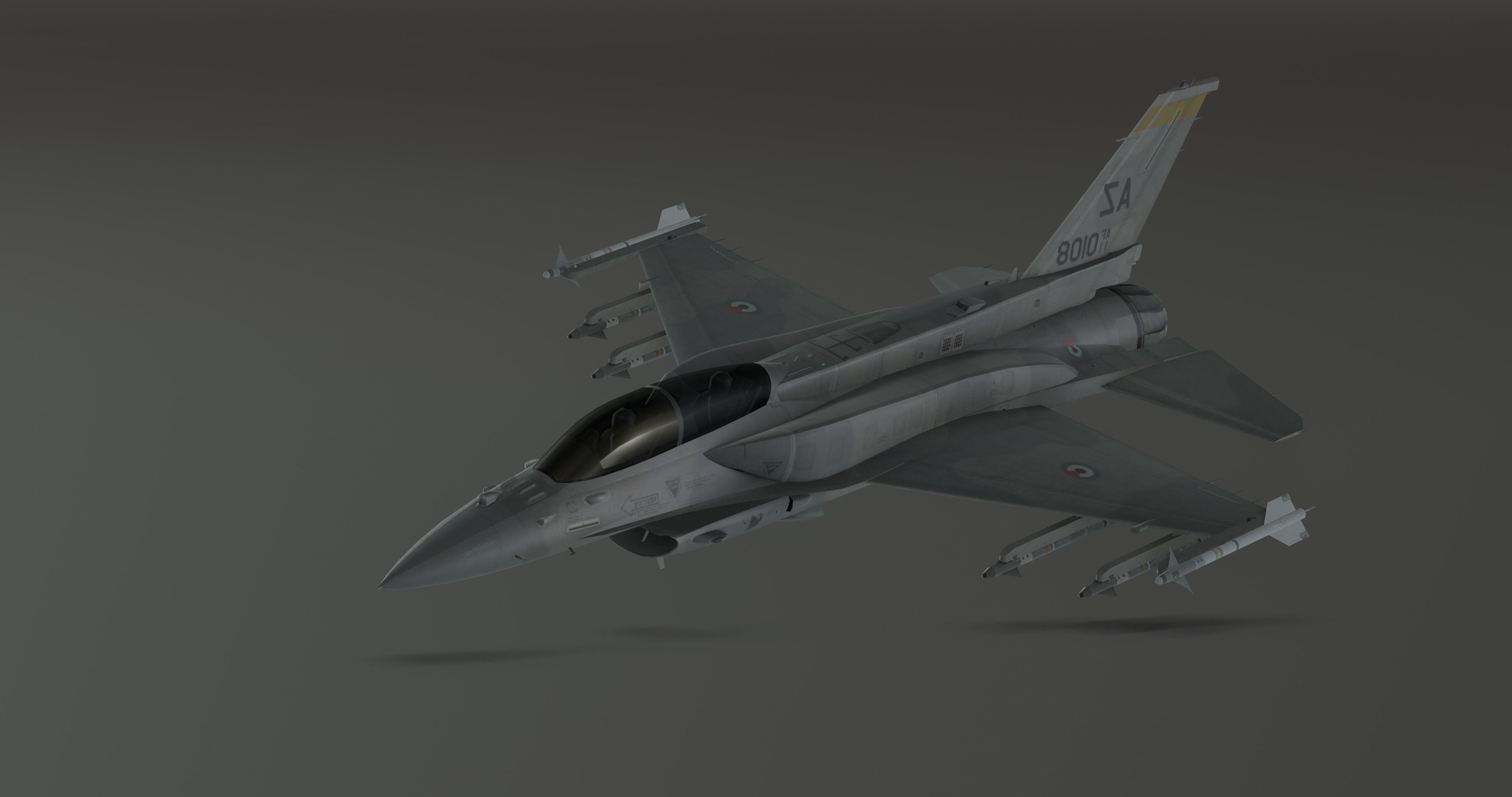 F16 - S Original Low-poly 3D model_2