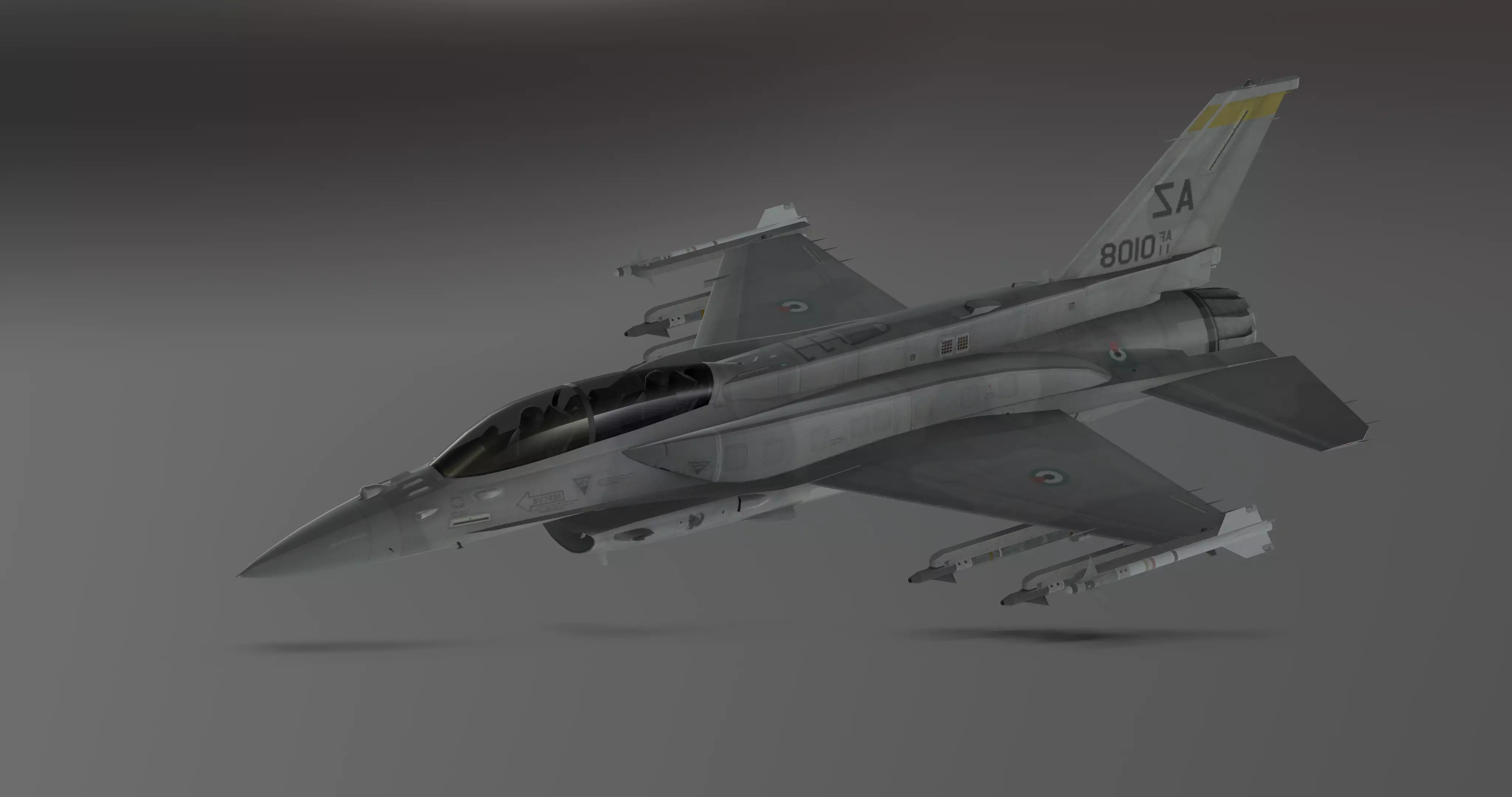 F16 - S Original Low-poly 3D model_0