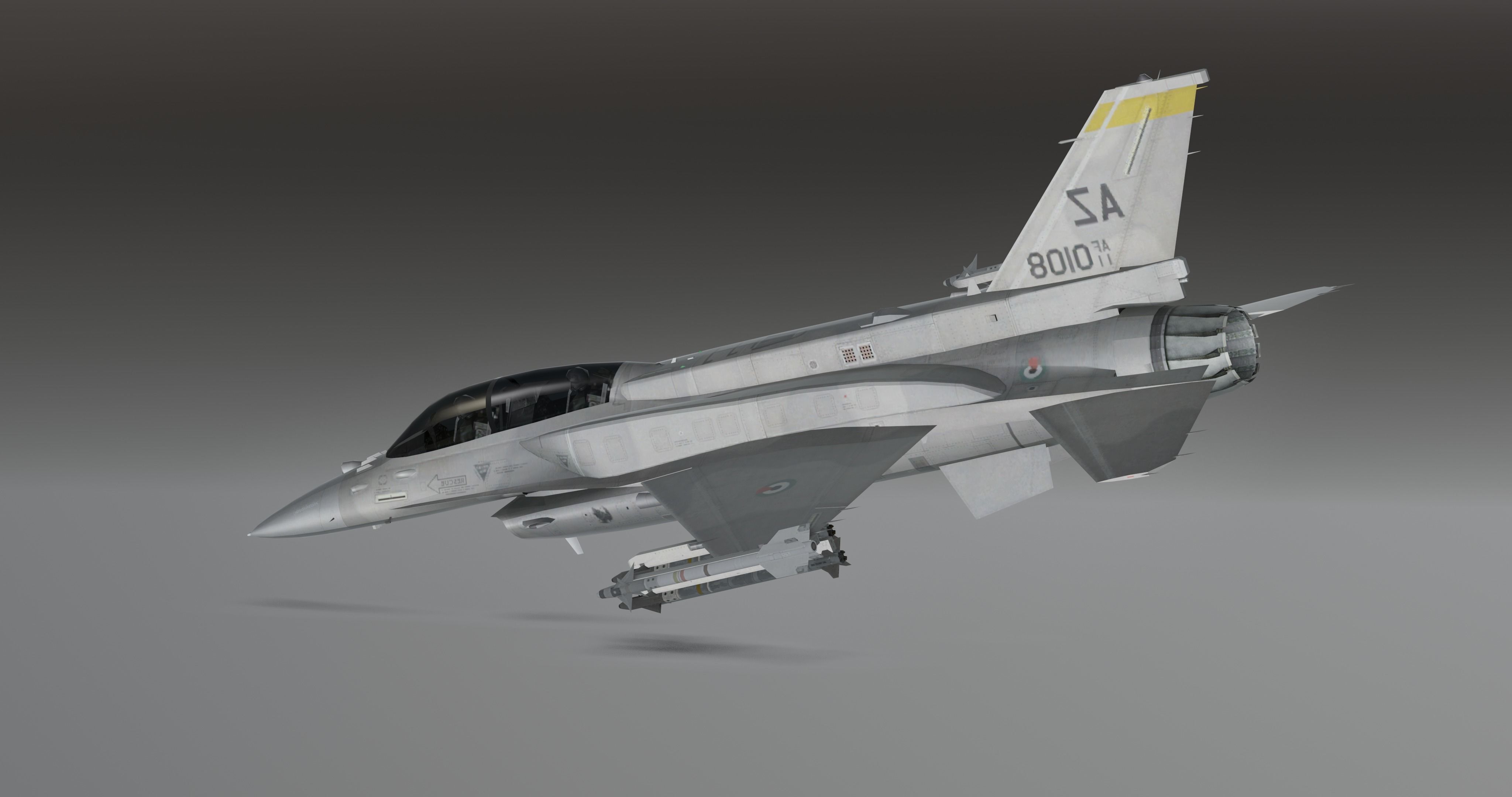 F16 - S Original Low-poly 3D model_11