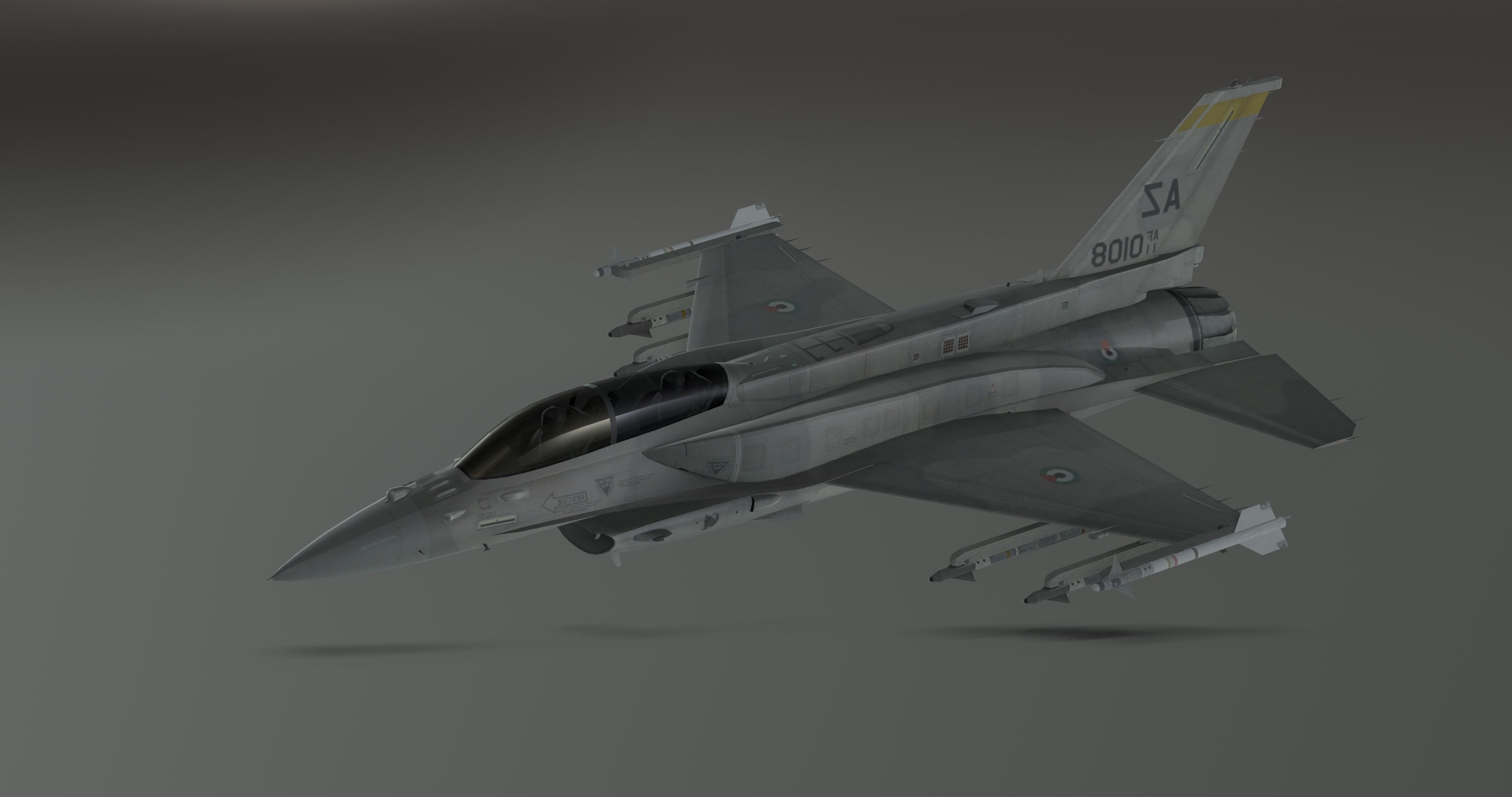 F16 - S Original Low-poly 3D model_1