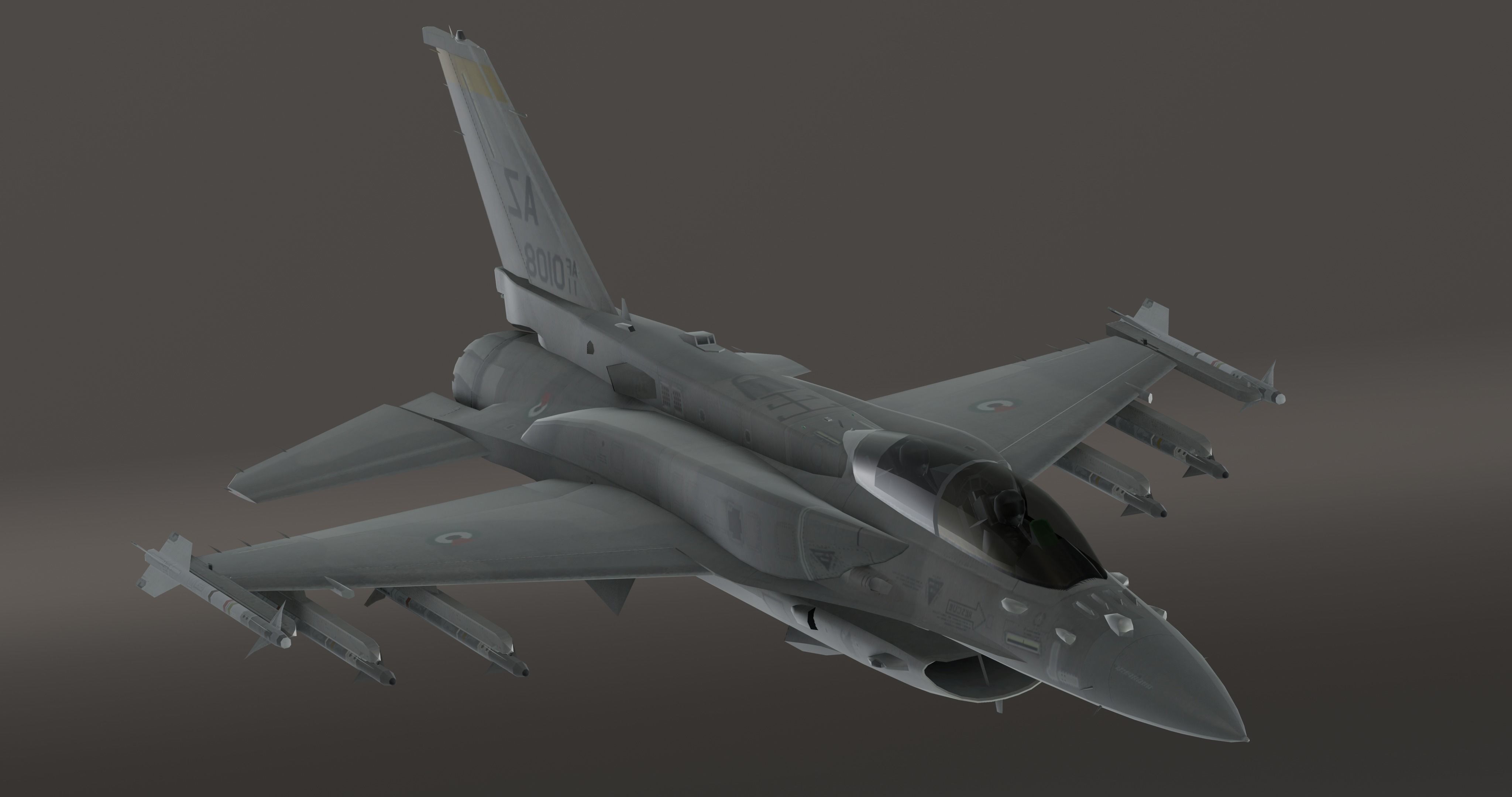 F16 - S Original Low-poly 3D model_18